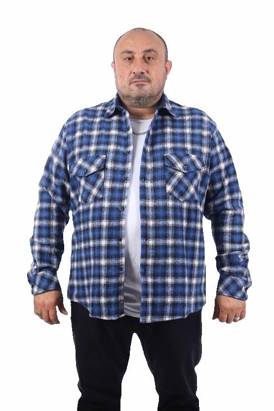 MocGrande Oduncu Gömlek Çift Cep Kapaklı Small Plaid 22217 SAKS