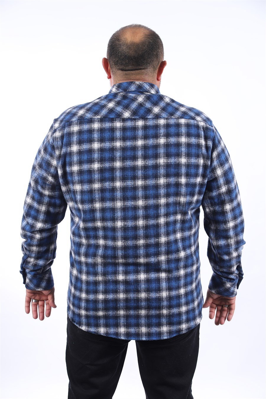 MocGrande Oduncu Gömlek Çift Cep Kapaklı Small Plaid 22217