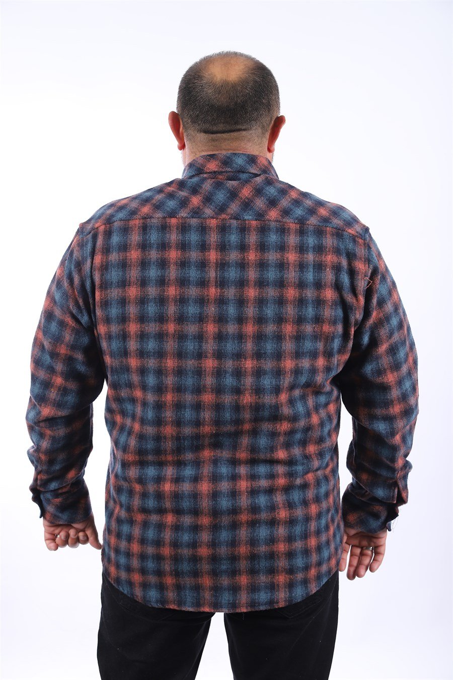 MocGrande Oduncu Gömlek Çift Cep Kapaklı Small Plaid 22217