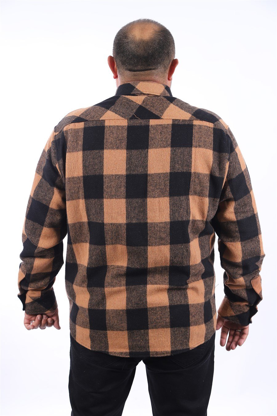 MocGrande Oduncu Gömlek Çiftcep kapaklı Dama Desen 22214