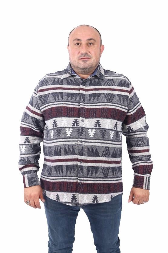 MocGrande Oduncu Gömlek Mc Rug Print 22211 ANTRASIT