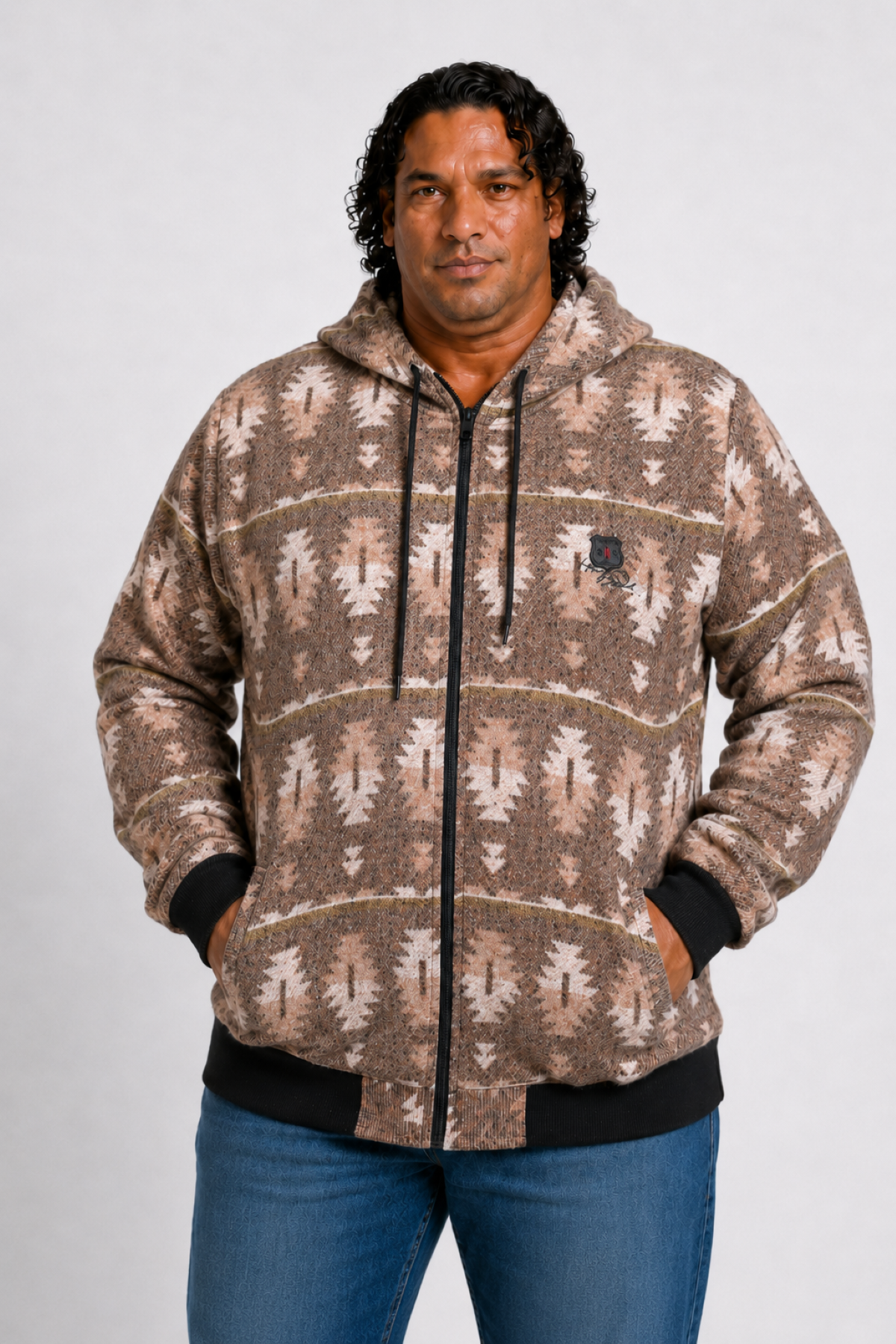 MocGrande Oduncu Kapüşonlu Sweatshirt Original 22221 KAHVERENGİ