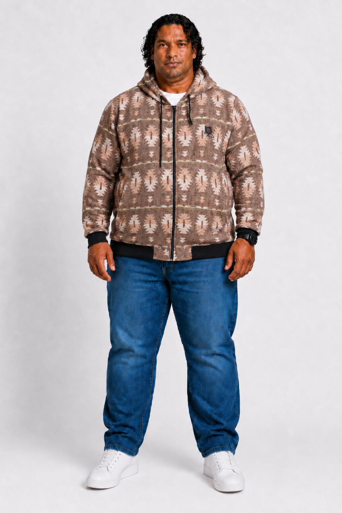 MocGrande Oduncu Kapüşonlu Sweatshirt Original 22221 KAHVERENGİ