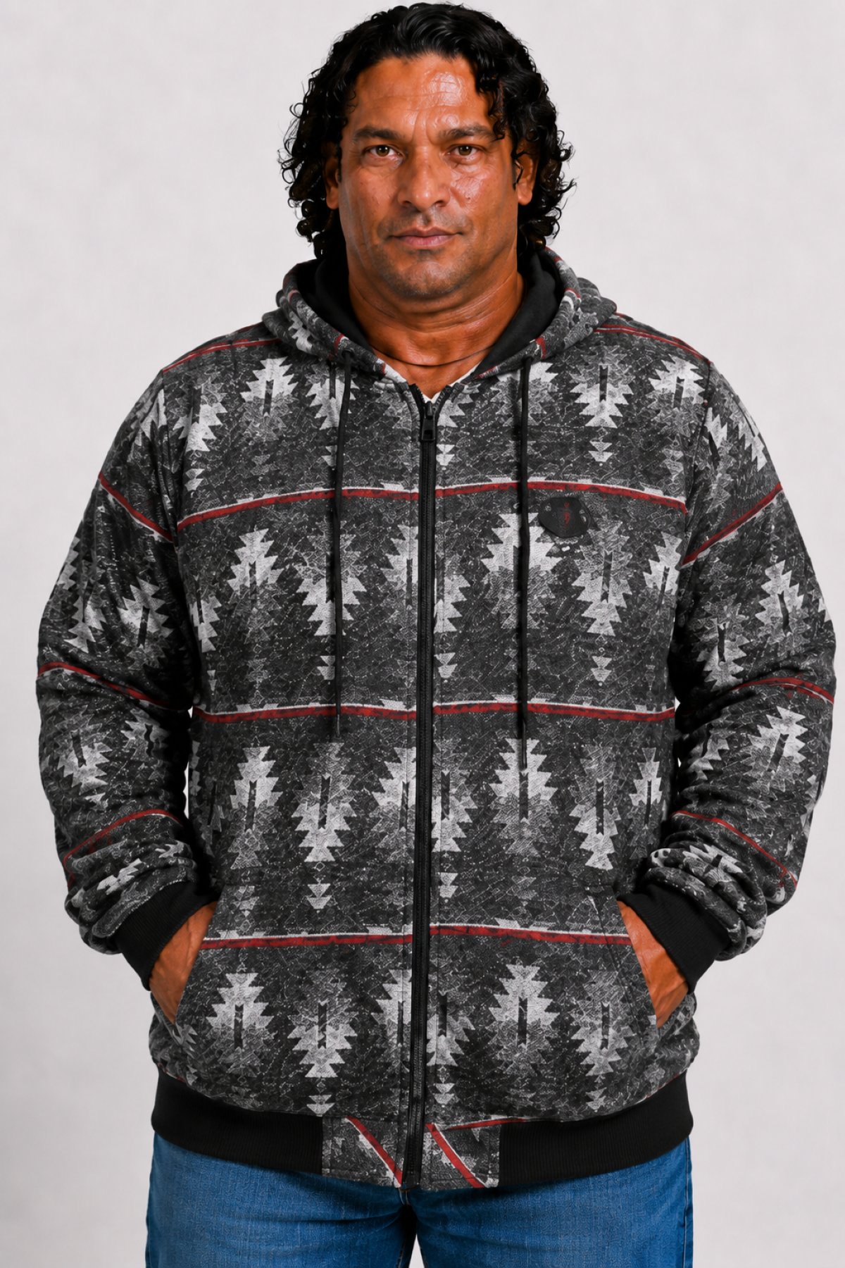 MocGrande Oduncu Kapüşonlu Sweatshirt Original 22221 SIYAH