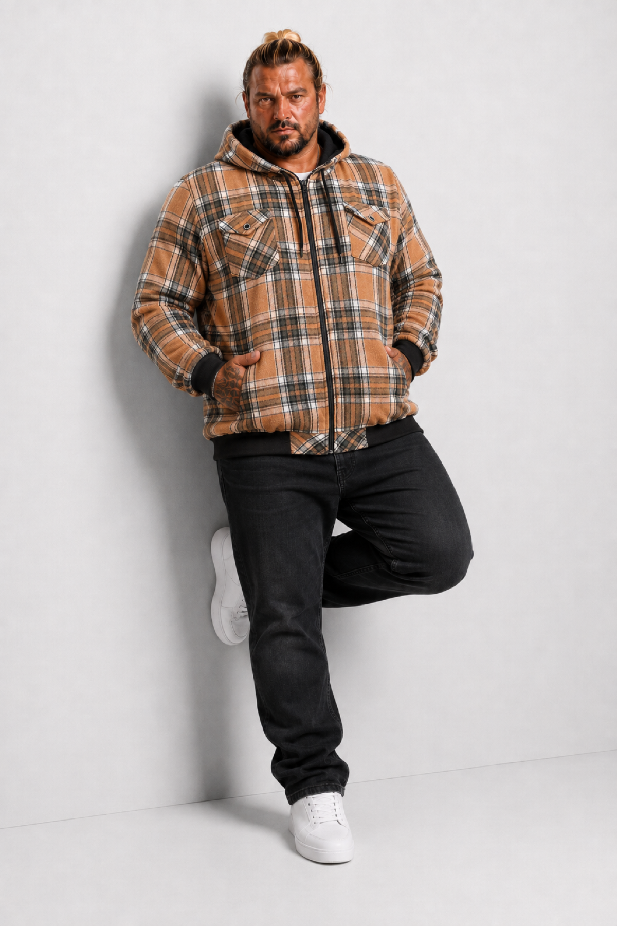 MocGrande Sweatshirt Oduncu Çift Cepli 22206 NEFTI