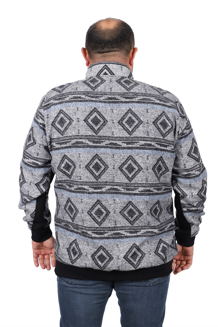 MocGrande Sweatshirt Oduncu Polo Yaka Fermuarlı 22220