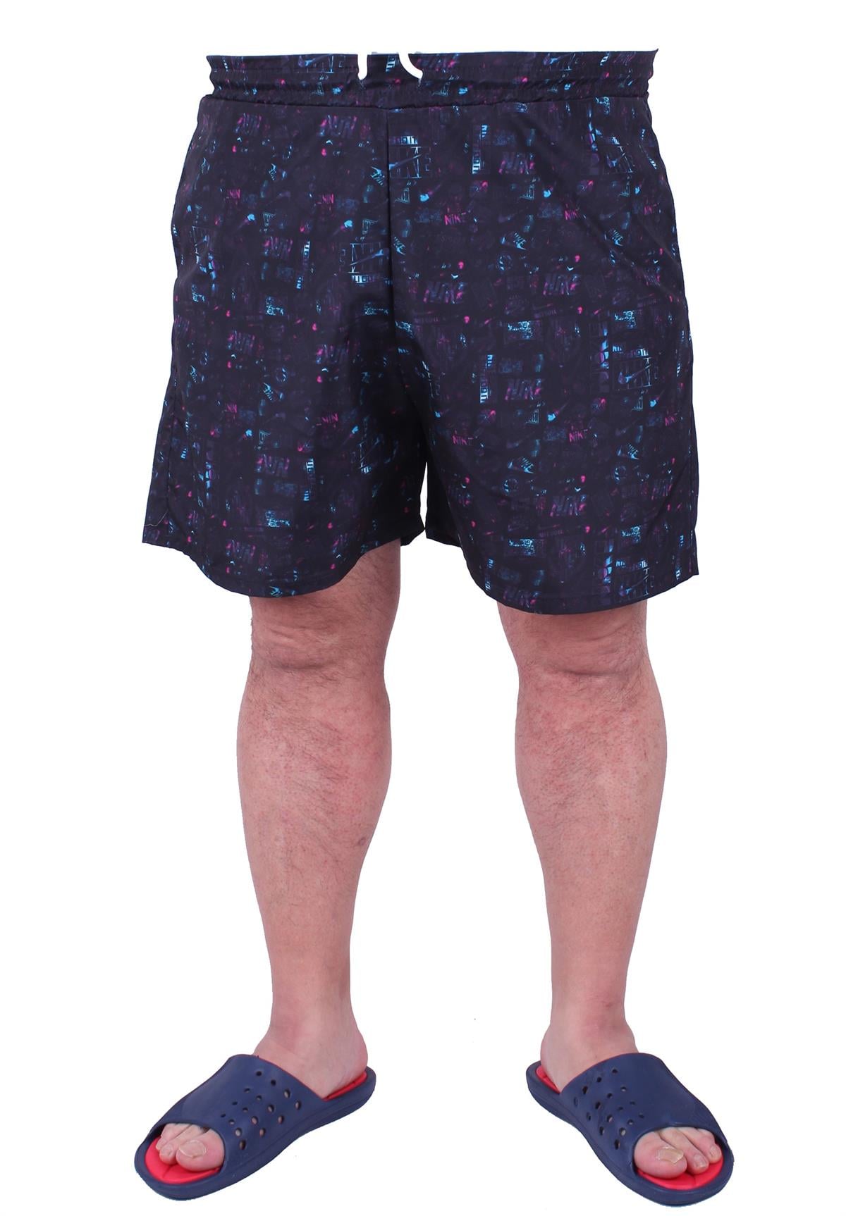 Erkek Büyük Beden Deniz Şortu NK 23673 SIYAH