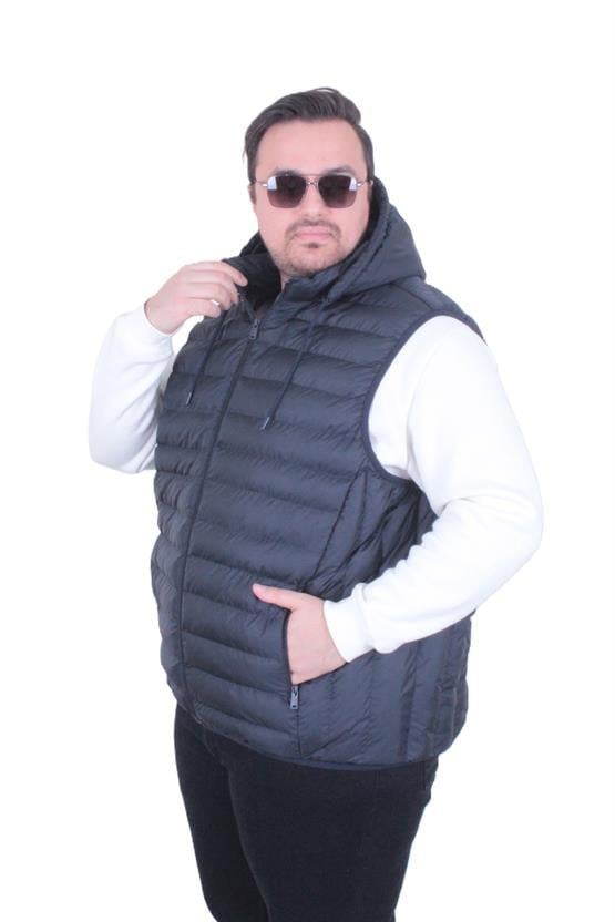 Mocgrande erkek büyük beden Yelek MG 2510 LACIVERT