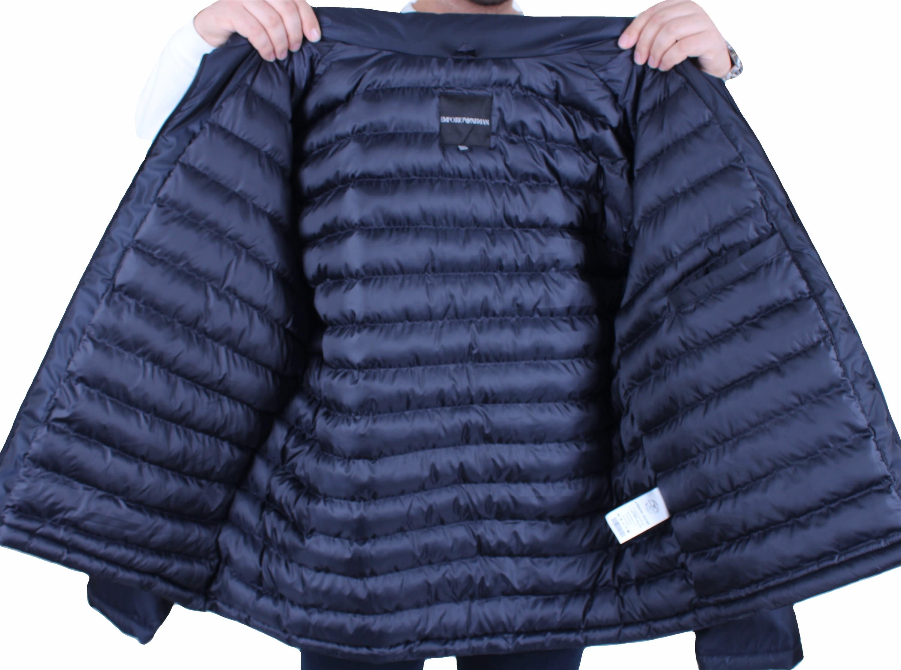 Erkek Büyük Beden Kapuşonlu Mont Arm.2502 LACIVERT