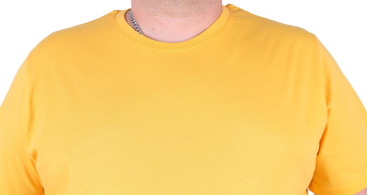 Starbattal Büyük Beden Basic Tişört 11100 SARI