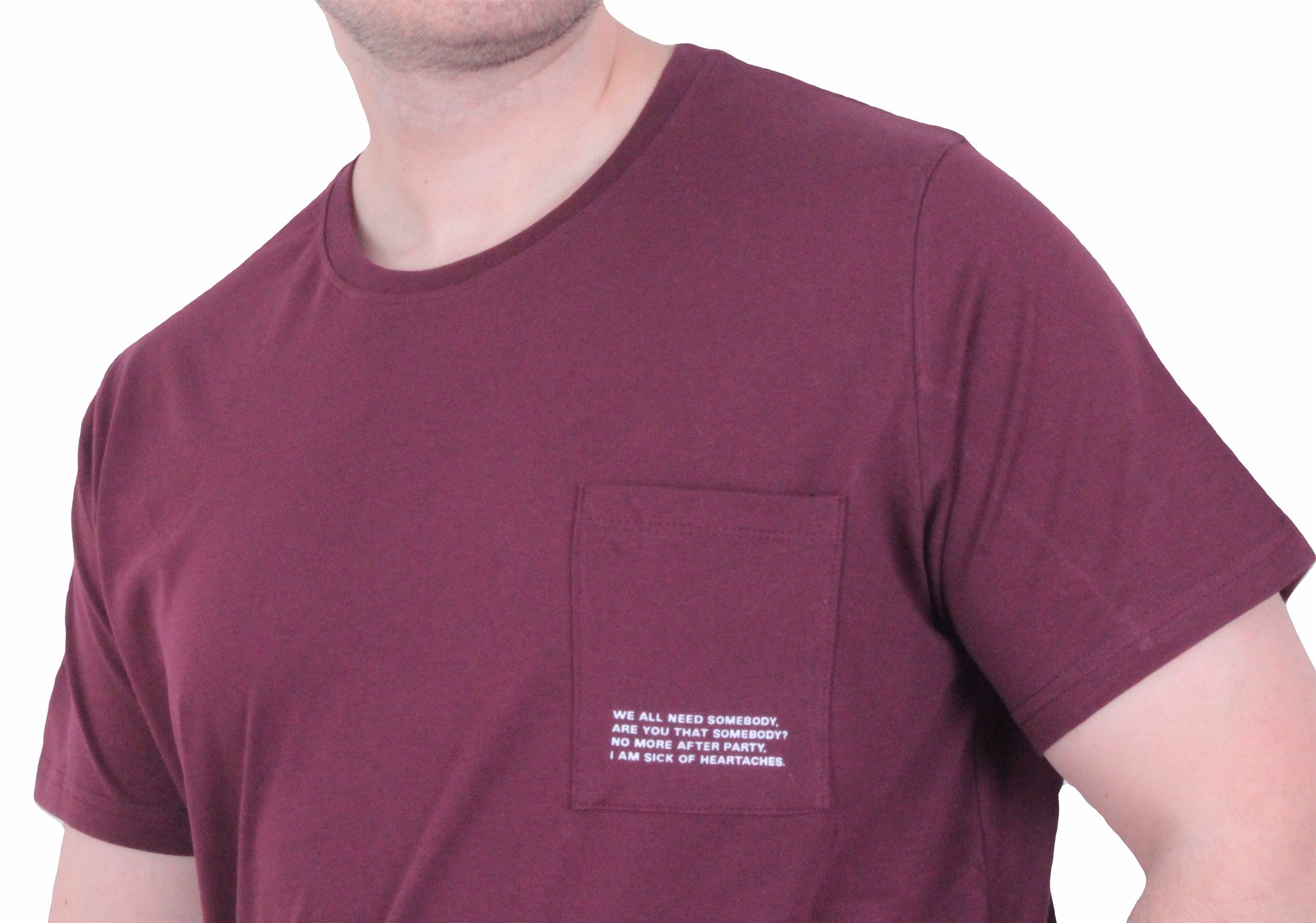 Starbattal Erkek Büyük Beden Sıfır Yaka Tişört Cepli 26145 MURDUM