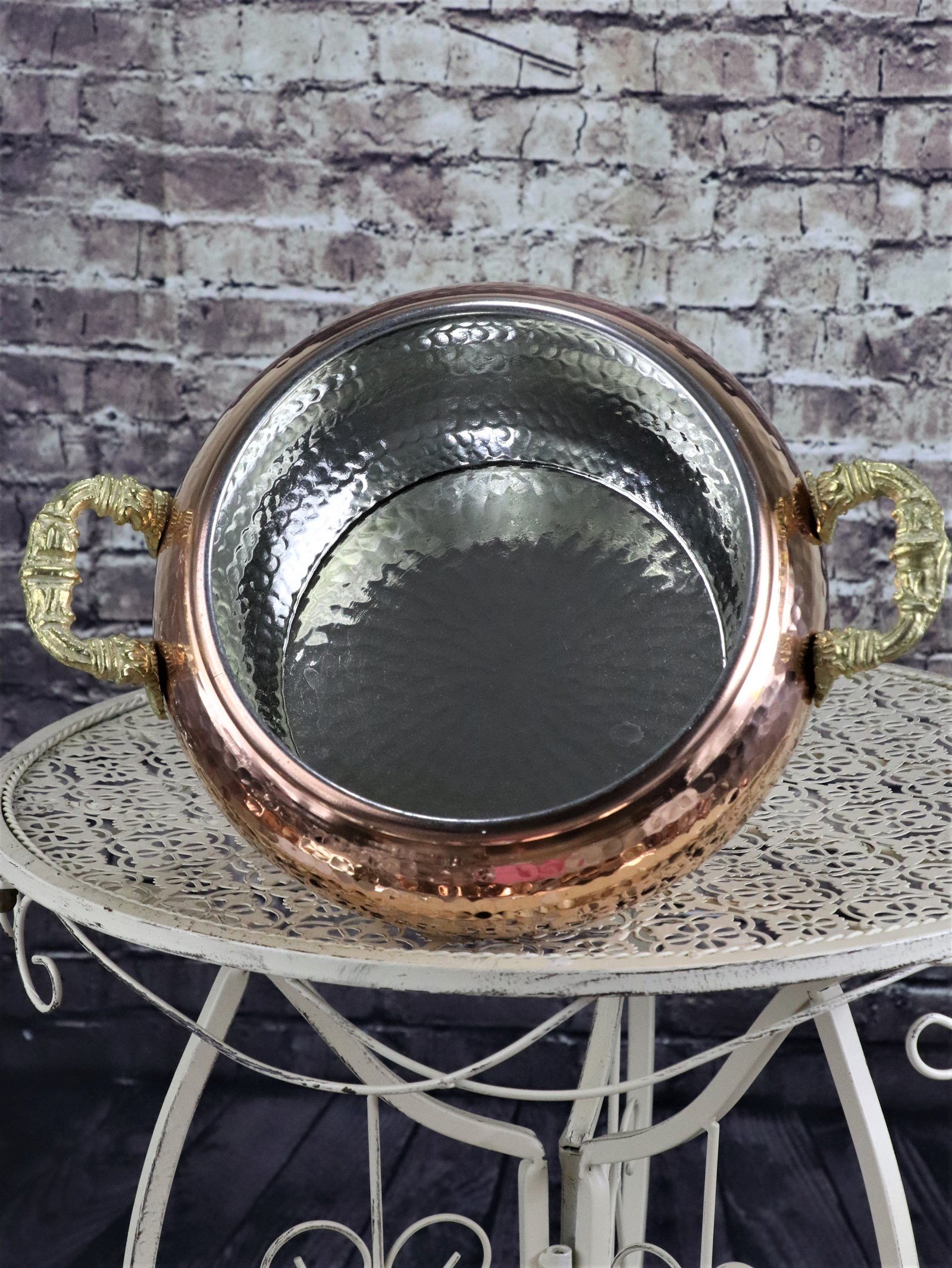 Bakır Tencere ve TavalarSonay BakırcılıkEl Dövmesi Bakır Güveç Tencere 24 cm