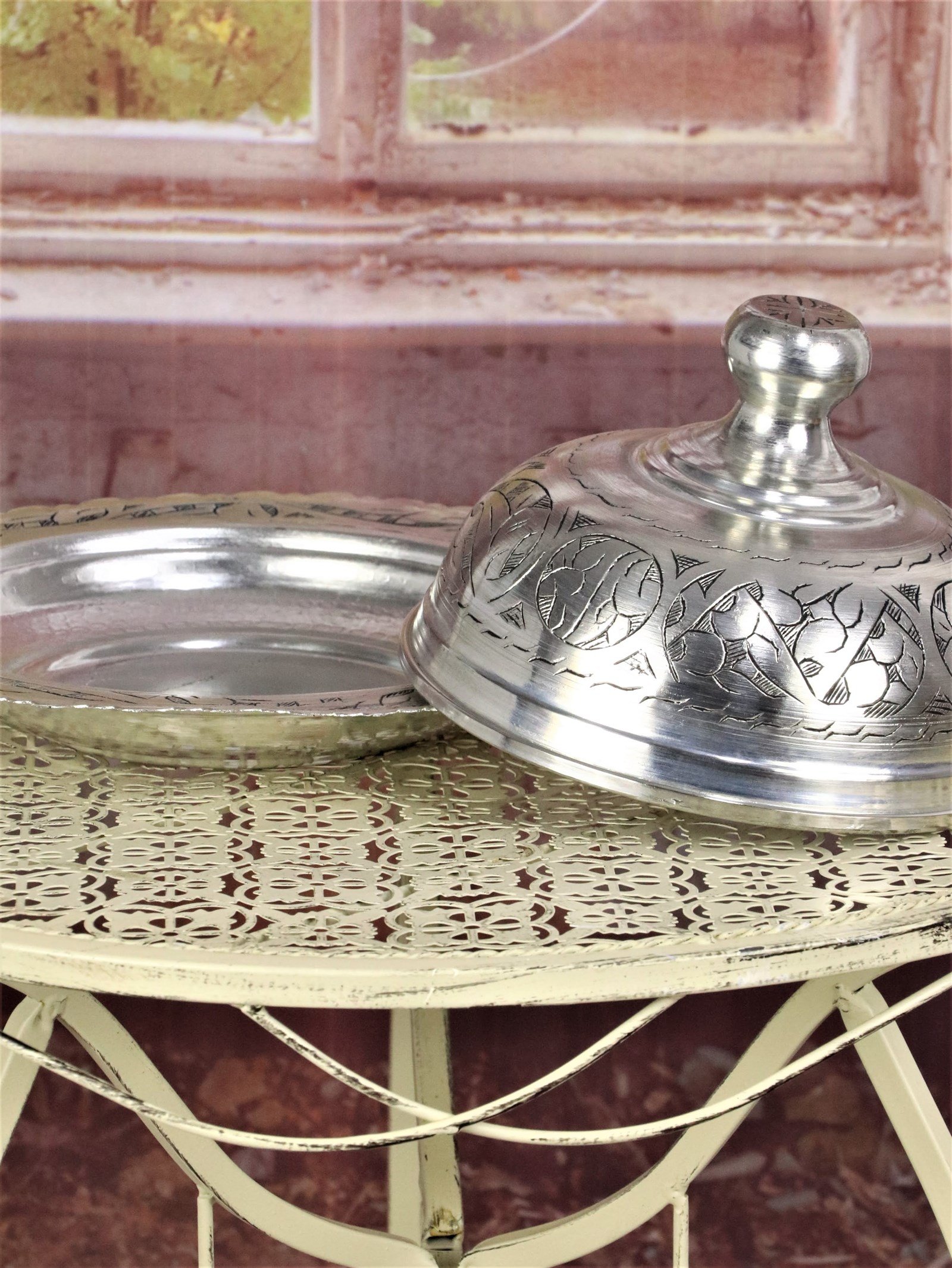 Copper Spice ContainerSonay BakırcılıkKalaylı Eskitme Bakır Sahan 