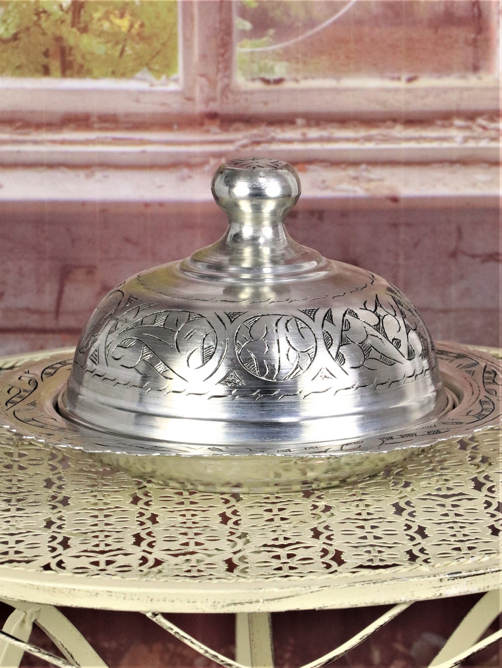 Copper Spice ContainerSonay BakırcılıkKalaylı Eskitme Bakır Sahan 