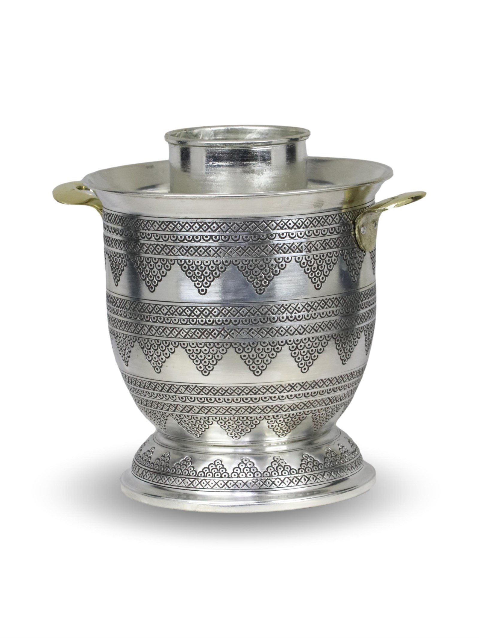 Ehli KeyfSonay BakırcılıkKalın Kalay Kaplama Üzüm İşlemeli Bakır  Ehli Keyf Rakı Şişelik 