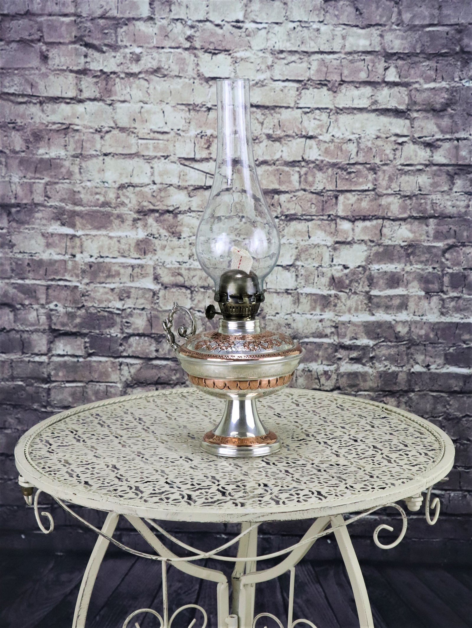 Bakır Gaz LambasıSonay BakırcılıkMiray Ayaklı Bakır Gaz Lambası