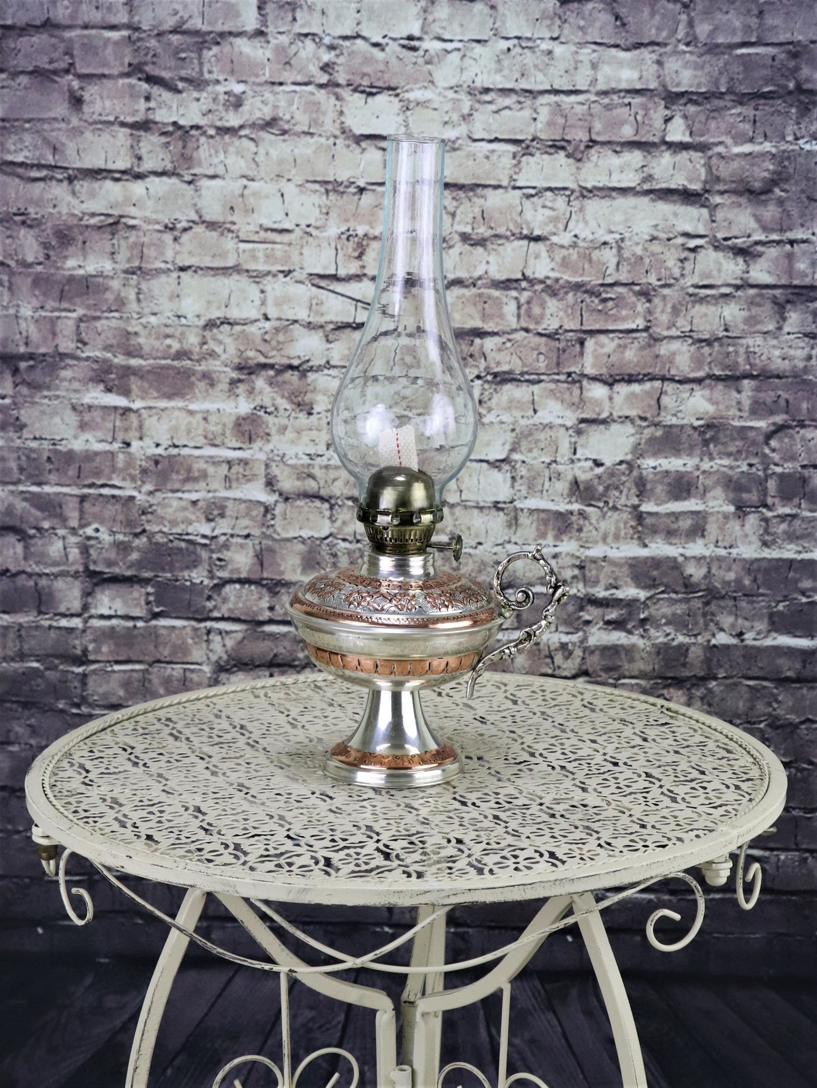 Bakır Gaz LambasıSonay BakırcılıkMiray Ayaklı Bakır Gaz Lambası