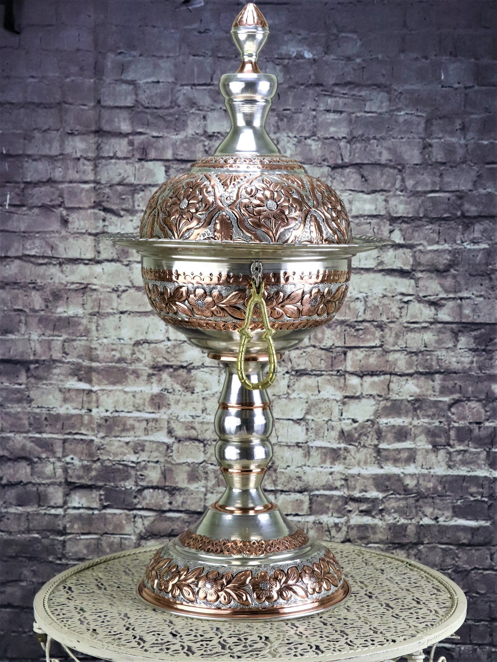 Dekoratif BakırSonay BakırcılıkMiray Dekoratif Büyük Bakır Mangal