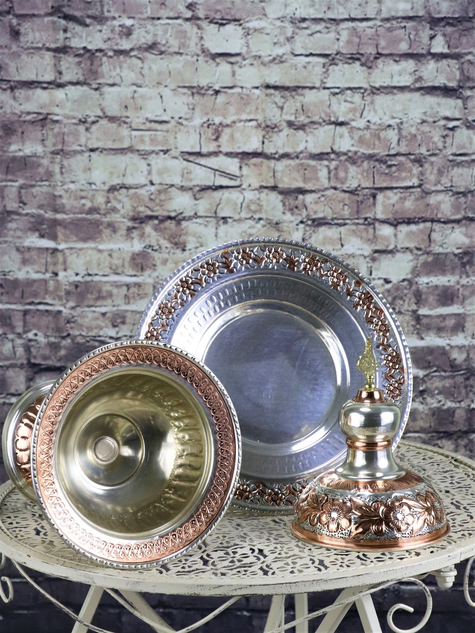 Dekoratif BakırSonay BakırcılıkMiray Dekoratif Küçük Bakır Mangal