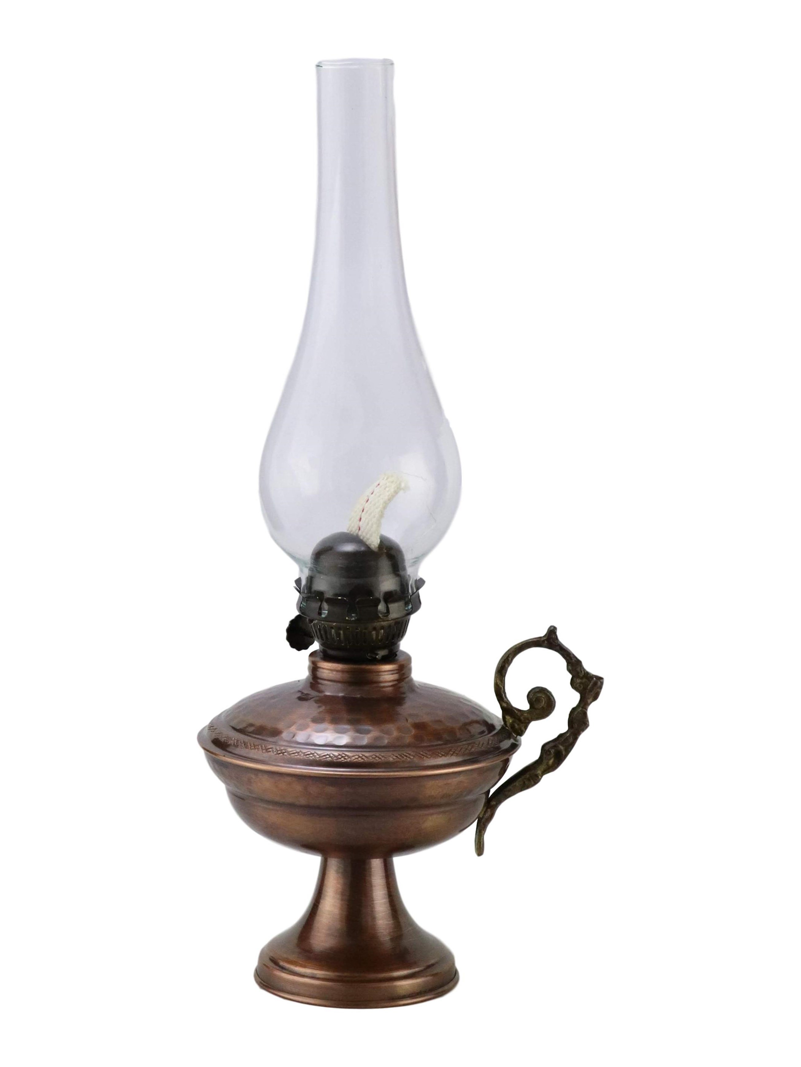 Bakır Gaz LambasıSonay BakırcılıkMiray Eskitme Ayaklı Bakır Gaz Lambası