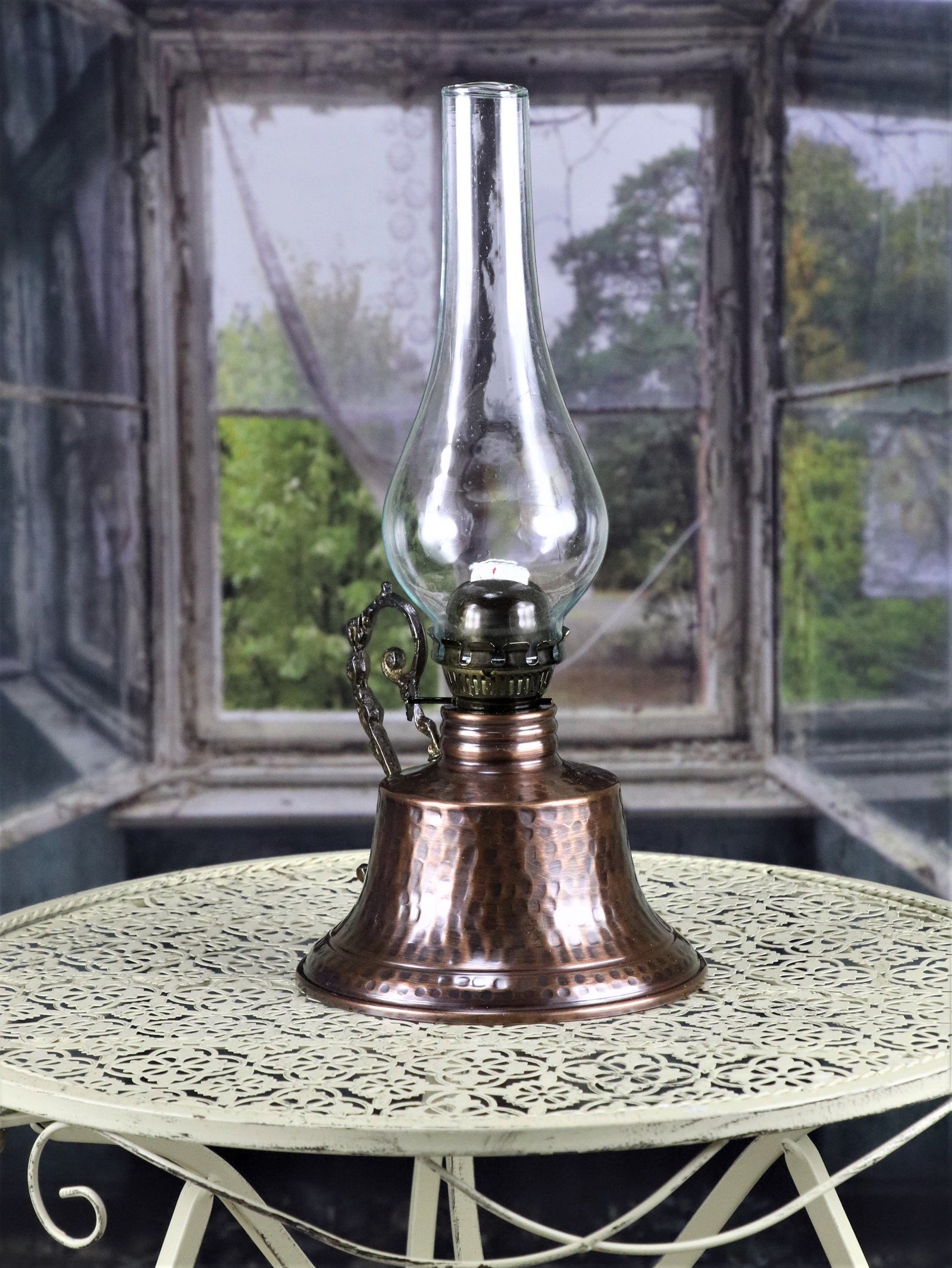 Bakır Gaz LambasıSonay BakırcılıkMiray Eskitme Bakır Gaz Lambası