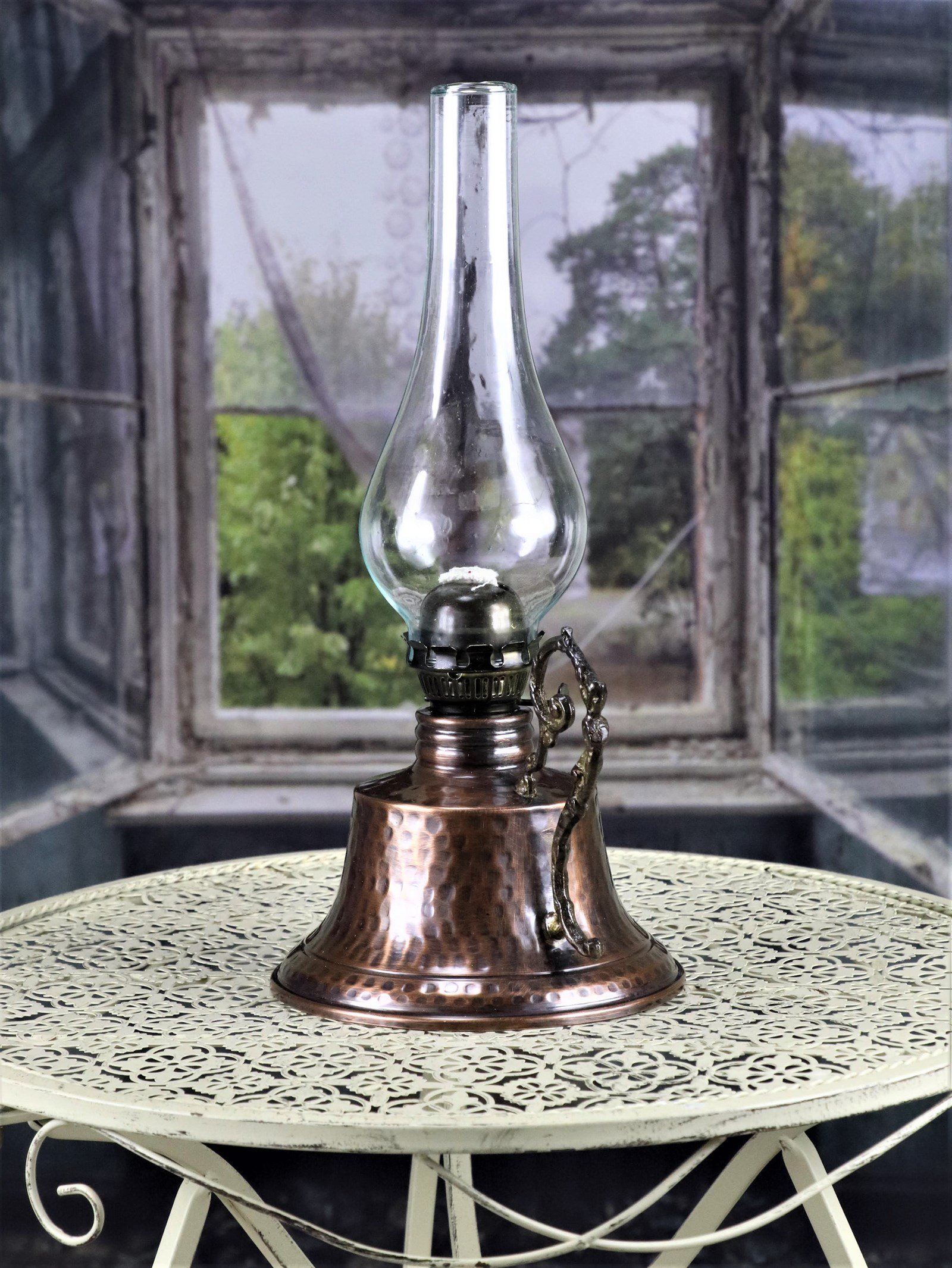 Bakır Gaz LambasıSonay BakırcılıkMiray Eskitme Bakır Gaz Lambası