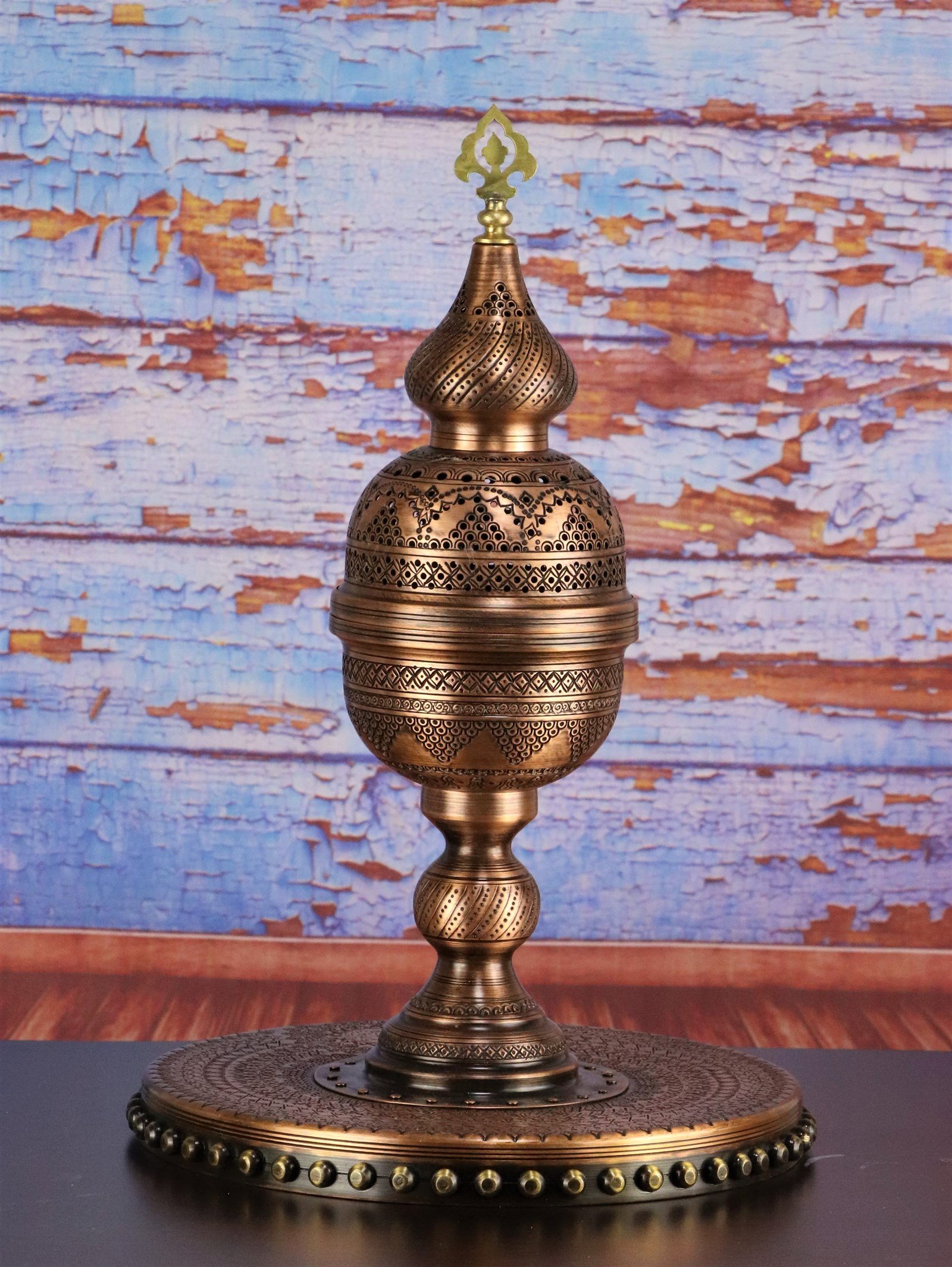 BuhurdanlıkSonay BakırcılıkOsmanlı Motifli Sultan Bakır Buhurdanlık
