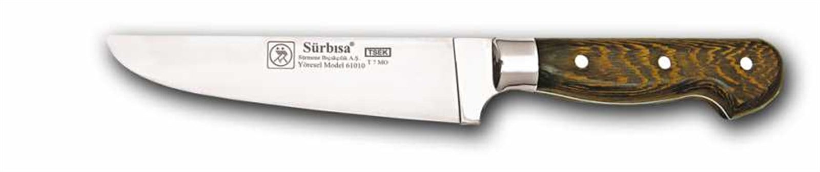Sürmene BıçakSürbısaSürmene Sürbısa 61010 Ahşap Sap Kasap Bıçak