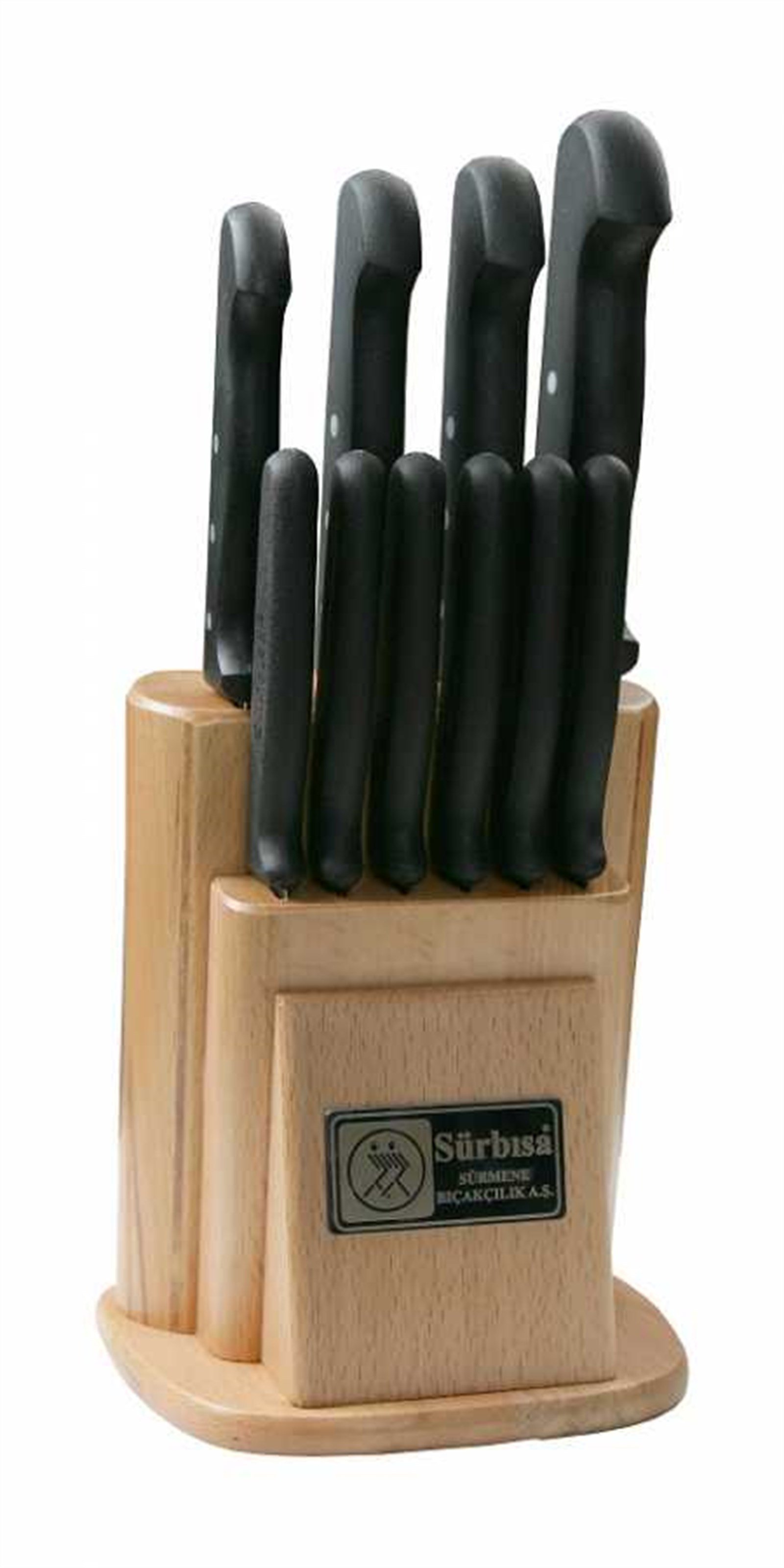 Sürmene Bıçak TakımıSürbısaSürmene Sürbısa 61500 Natural Mutfak Bıçak Seti (10'lu set)