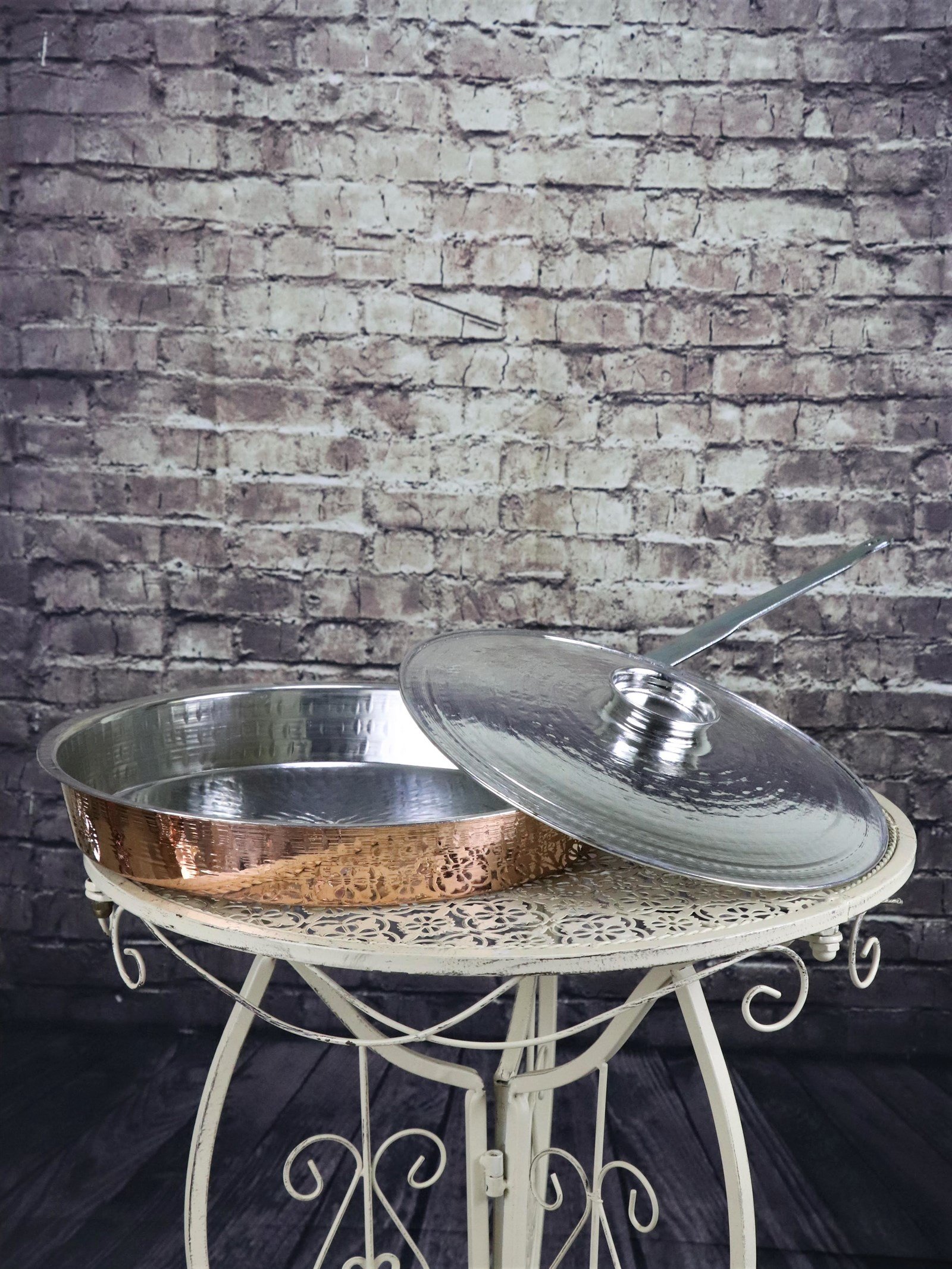 Bakır Tencere ve TavalarSonay BakırcılıkTrabzon Hamsi ve Balık Bakır Tavası 30 Cm