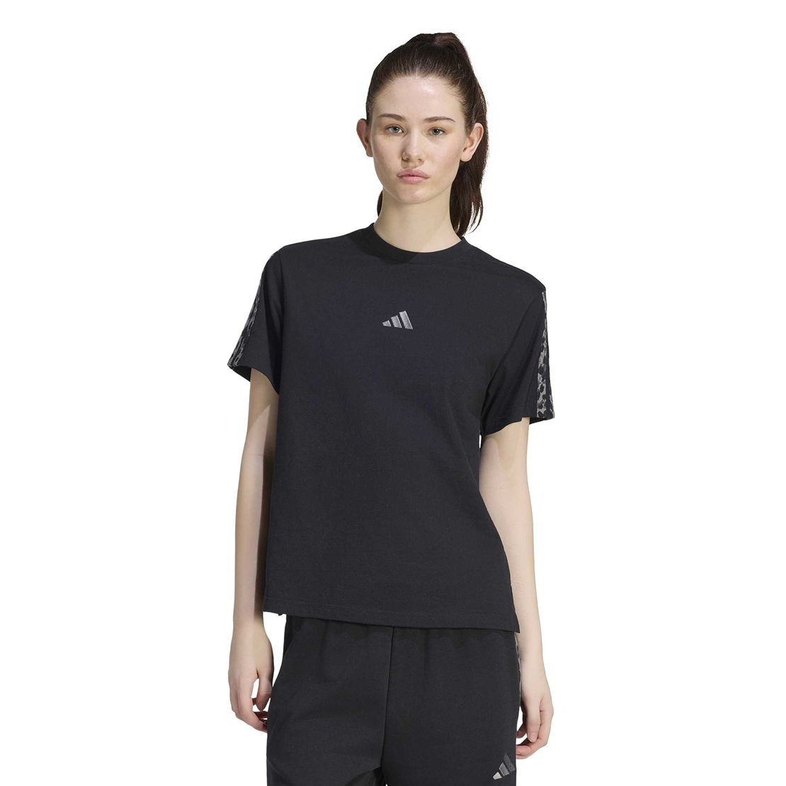 ADİDAS W AOP 3S SJ TEE Tişört Modeli KADIN