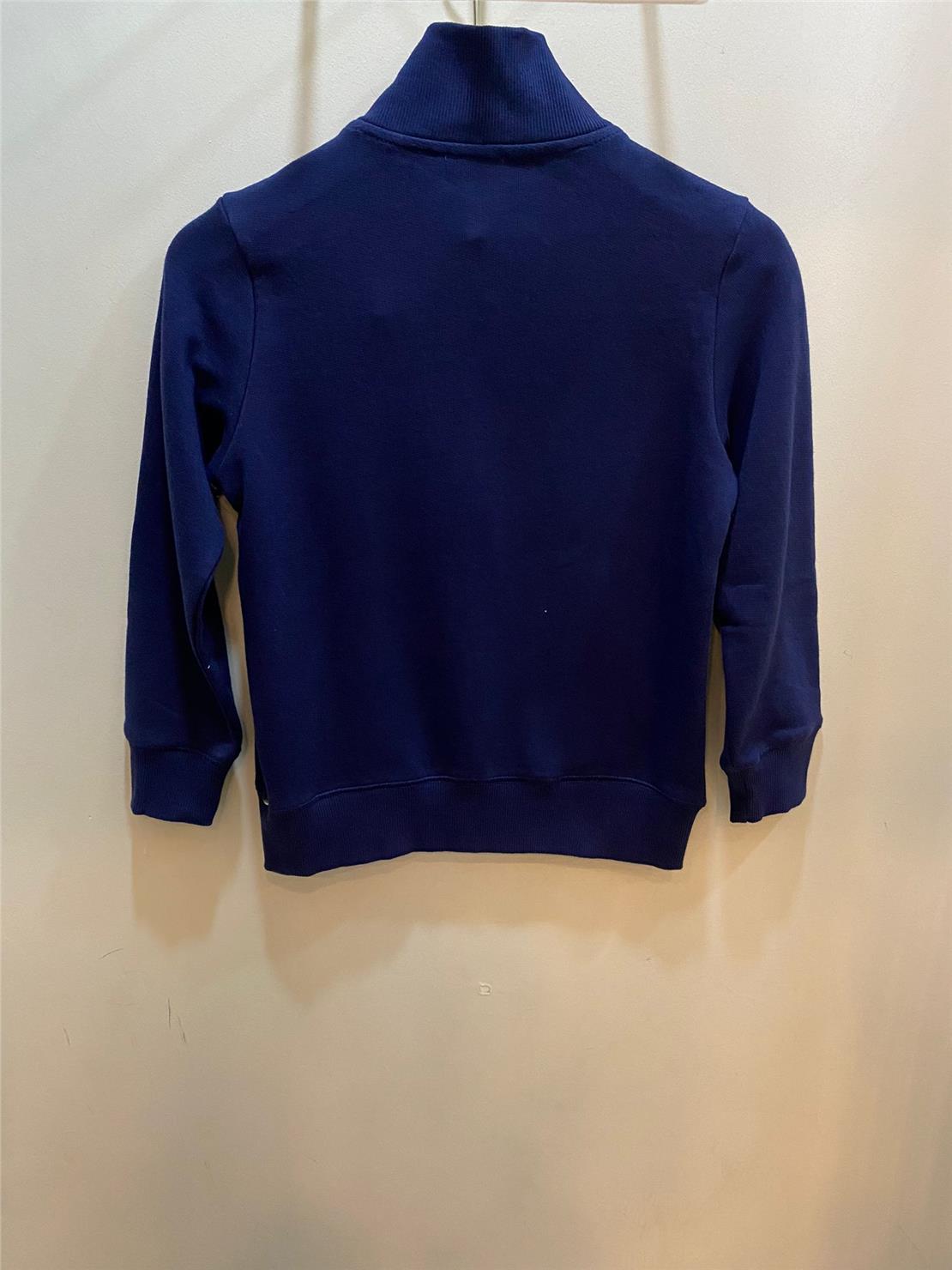 BENETTON E SMU UK_Benetton Yazılı Fermuarlı Sweatshirt
