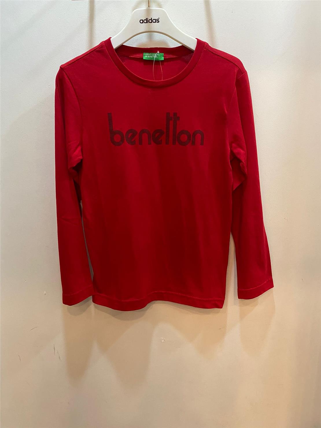 BENETTON E SMU UK_Benetton Yazılı T-Shirt