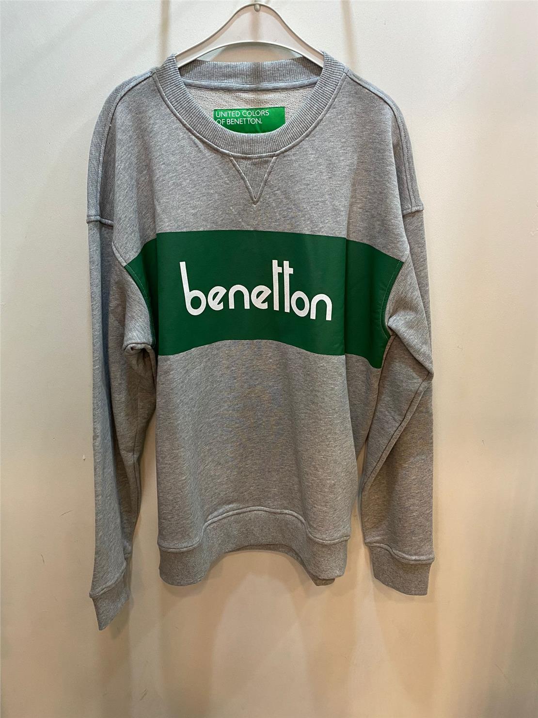 BENETTON Erk SMU_Benetton Yazılı Sweatshirt
