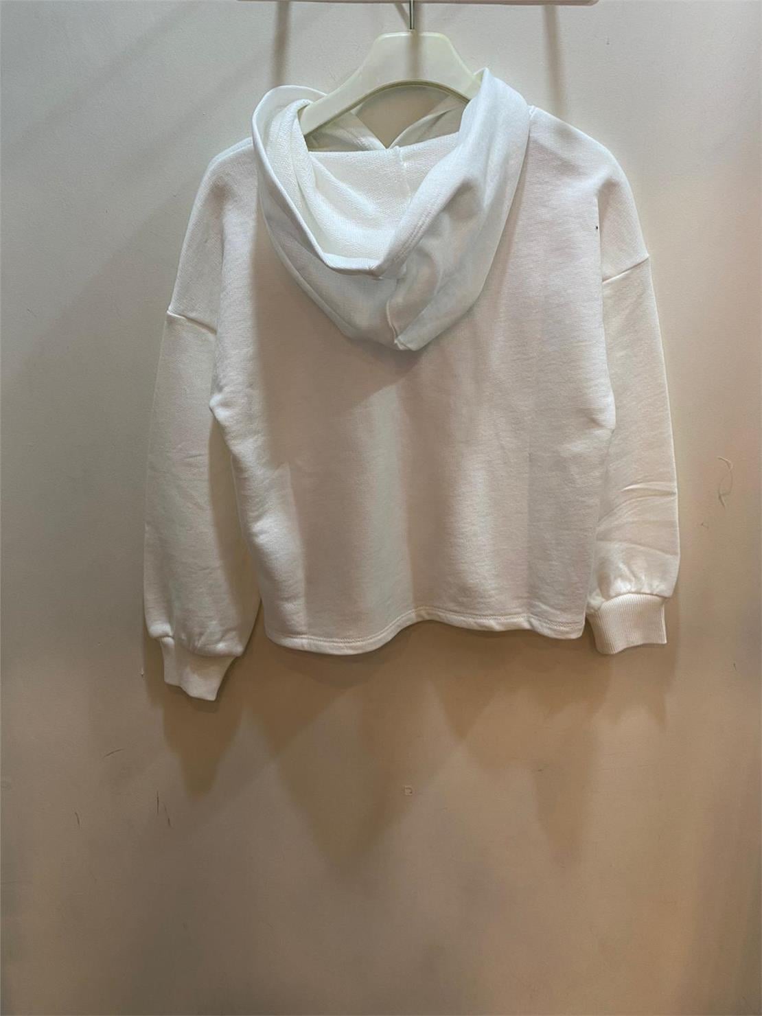 BENETTON K SMU UK_Benetton Logolu Kapşonlu Sweatshirt
