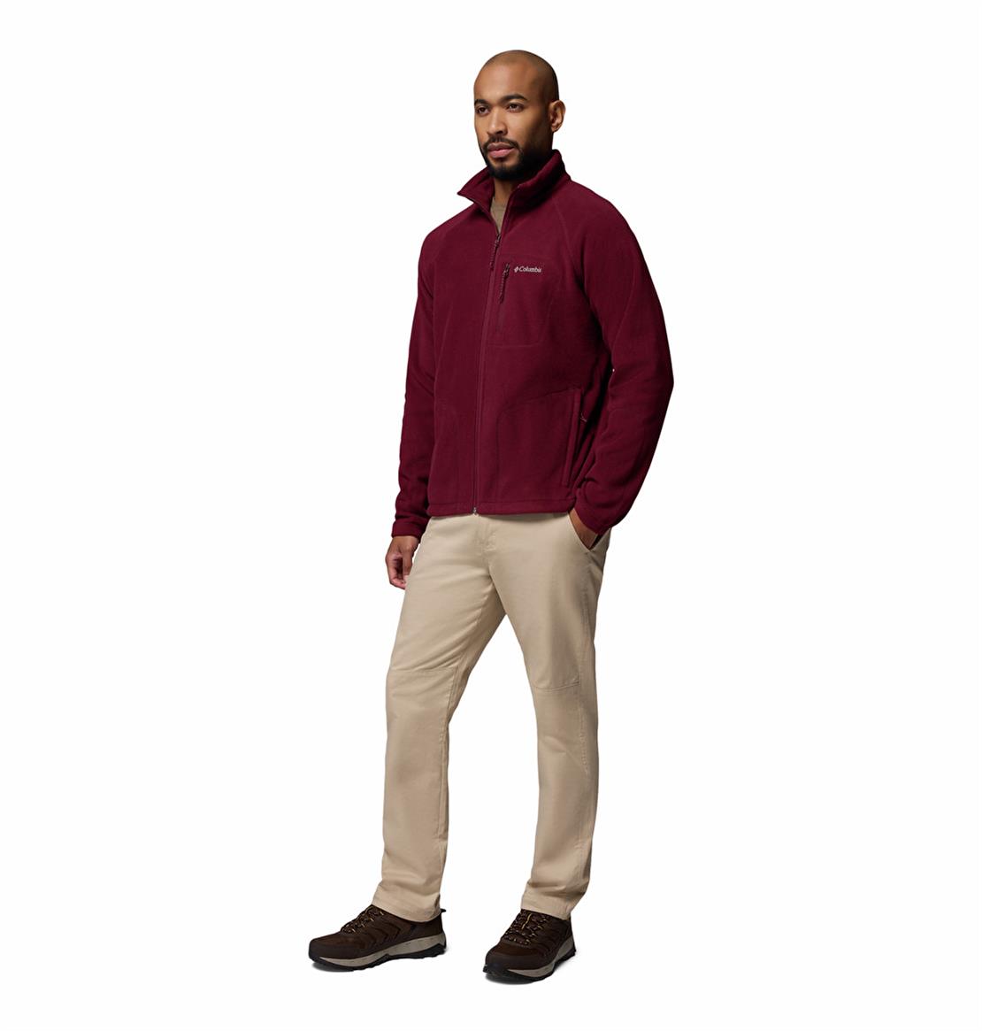 COLUMBIA AE3039 FAST TREK II FULL ZIP FLEECE Sweatshirt Modeli ERKEK