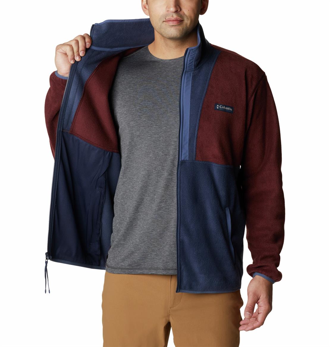 COLUMBIA AM0276 BACK BOWL FULL ZIP FLEECE