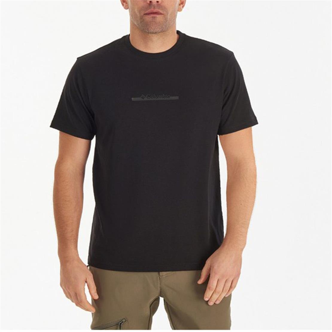 COLUMBIA CS0121 CSC M BAR SPLIT GRAPHIC SS TEE