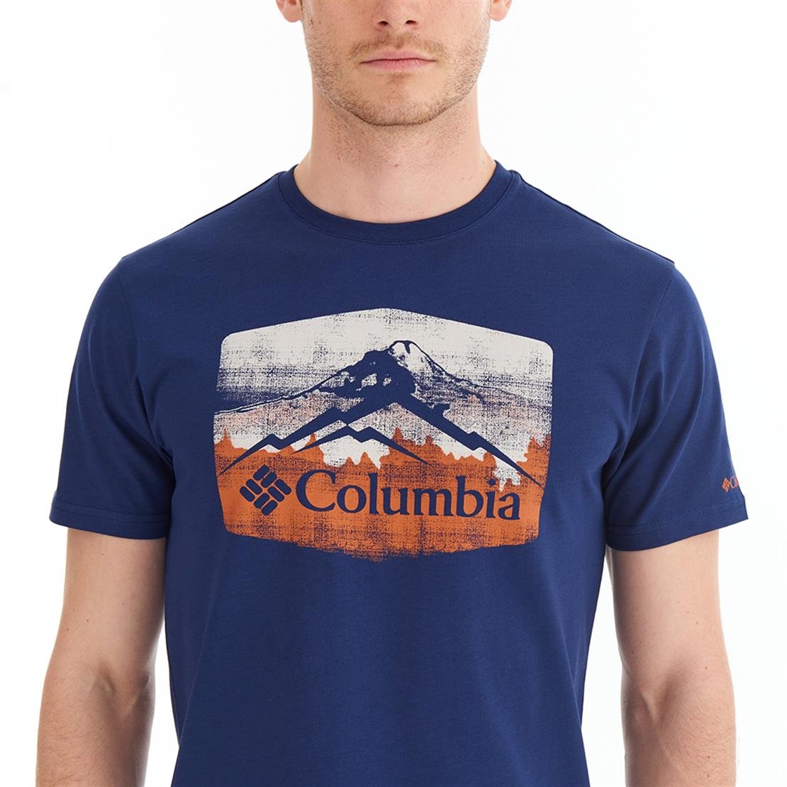 COLUMBIA CS0122 CSC M HEX LANDSCAPE GRAPHIC SS TEE