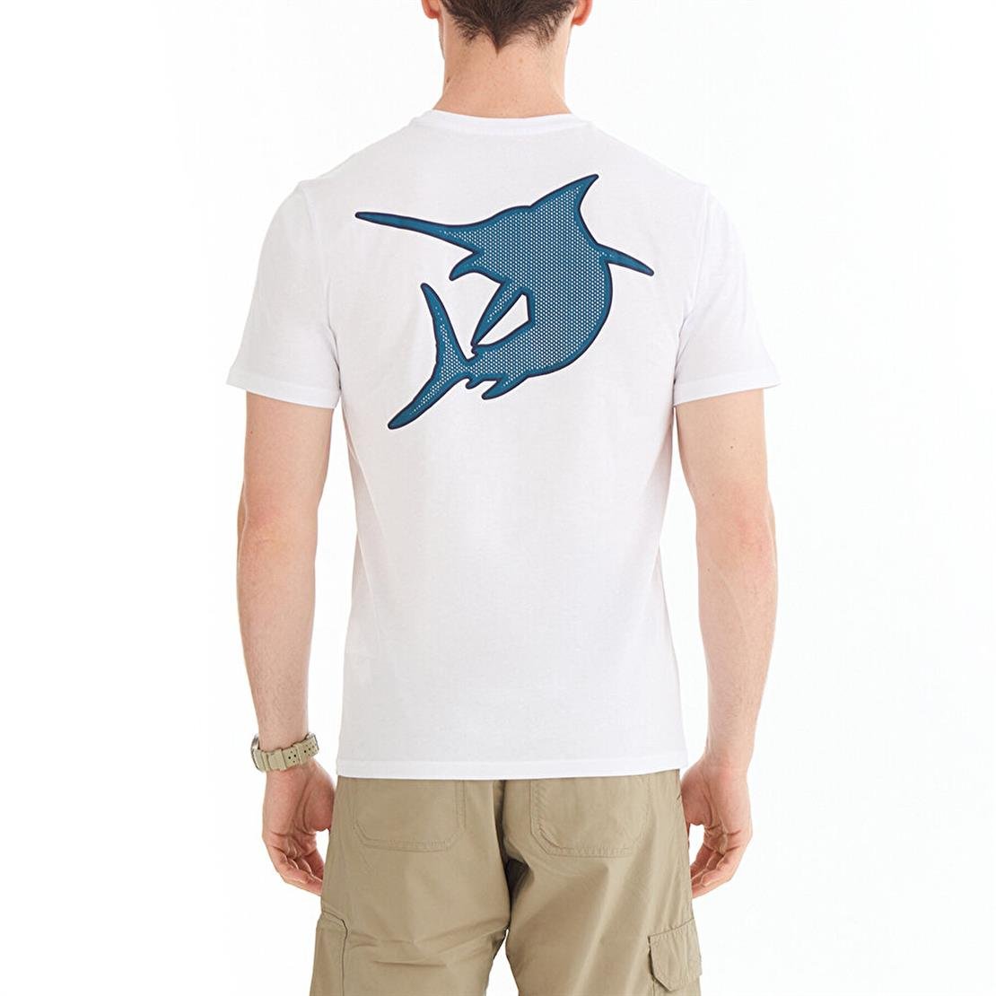 COLUMBIA CS0125 PFG FISH SERIES MARLIN GRAPHIC SS TEE