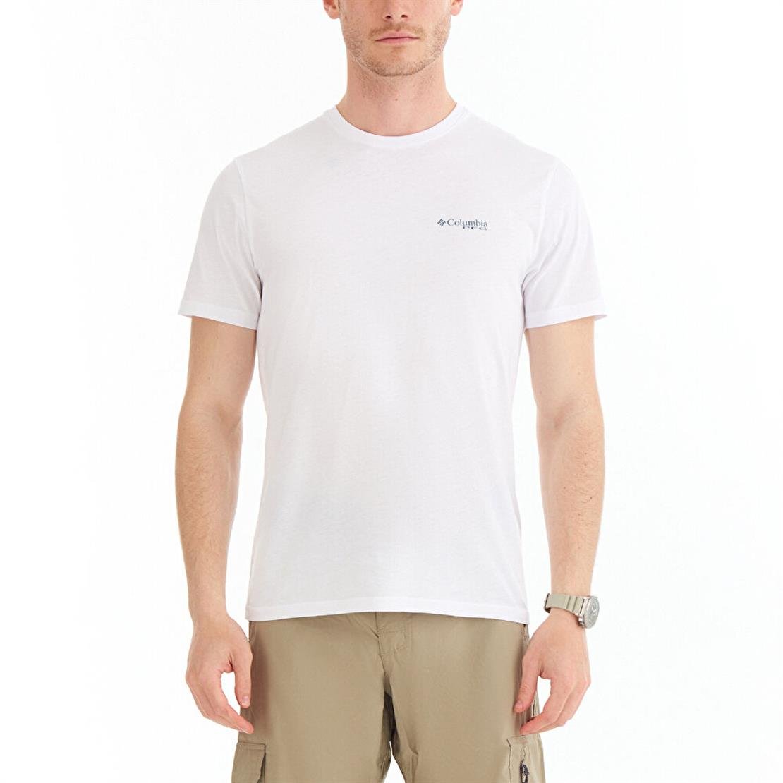 COLUMBIA CS0125 PFG FISH SERIES MARLIN GRAPHIC SS TEE