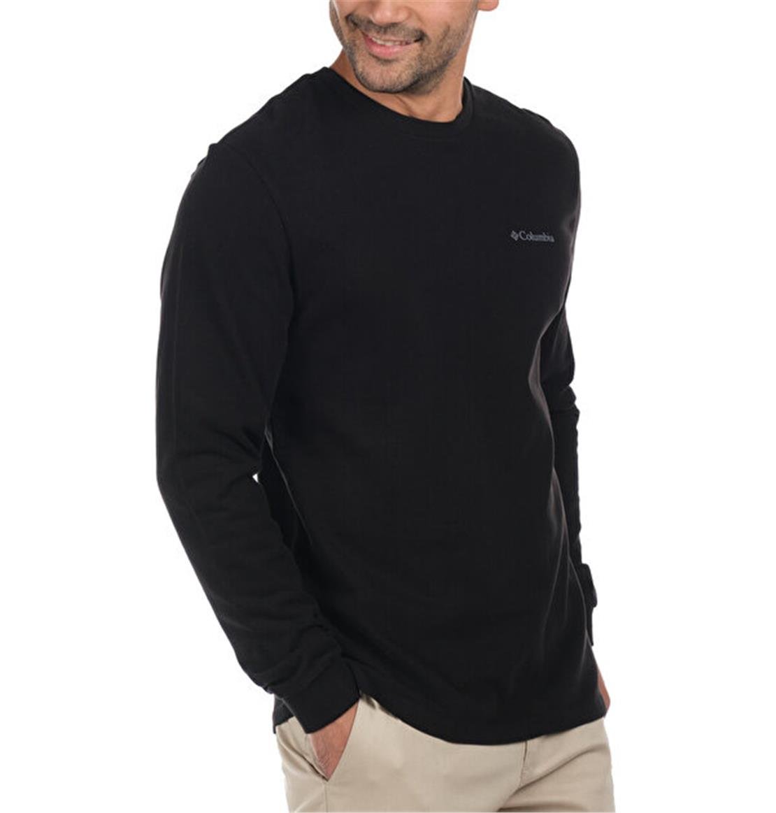 COLUMBIA CS0158 CSC M BASIC SM LOGO BRUSHED LS TEE