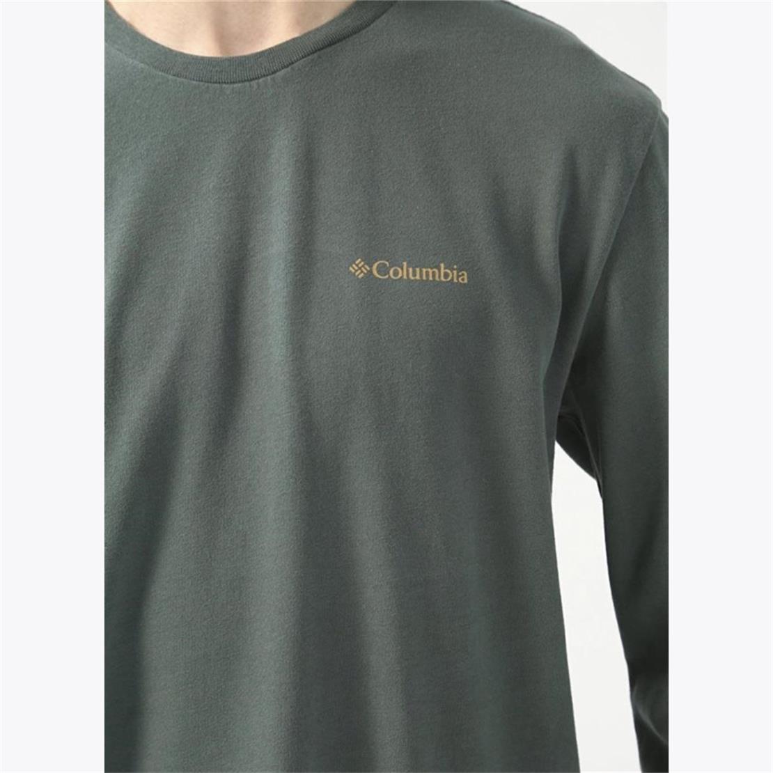 COLUMBIA CS0158 CSC M BASIC SM LOGO BRUSHED LS TEE