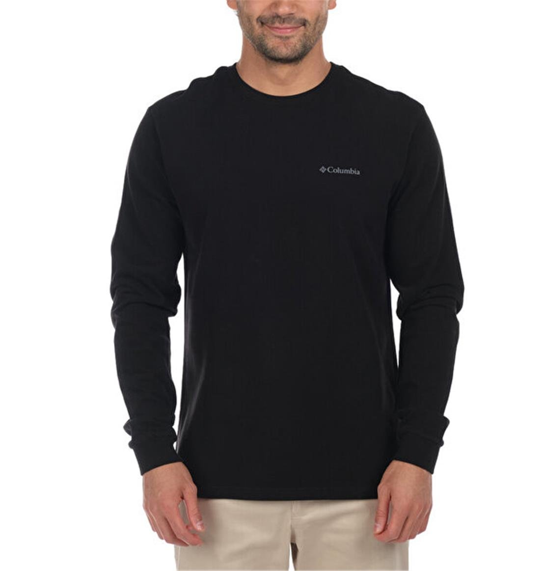COLUMBIA CS0158 CSC M BASIC SM LOGO BRUSHED LS TEE