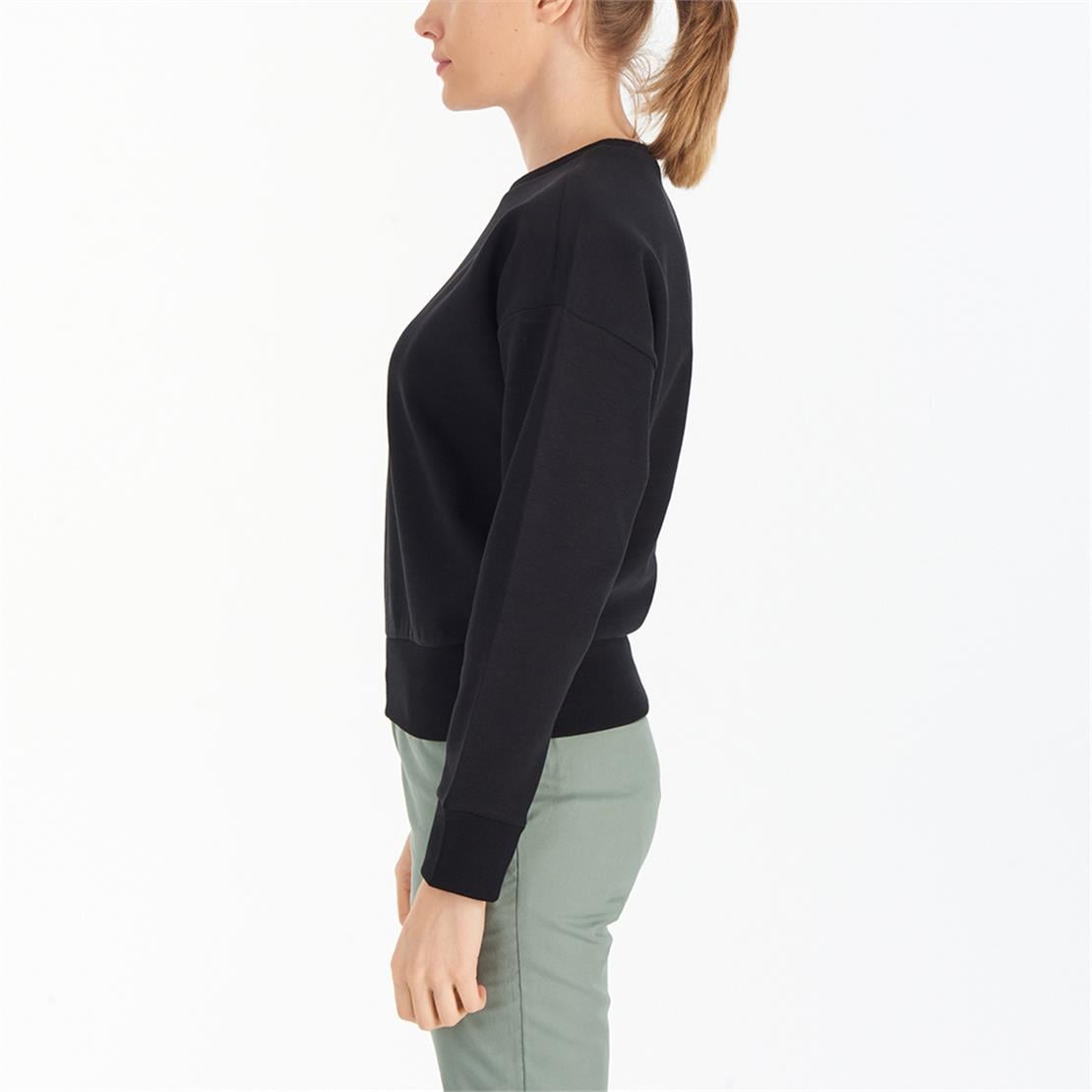 COLUMBIA CS0212 CSC W BAR SPLIT CROP SWEATSHIRT
