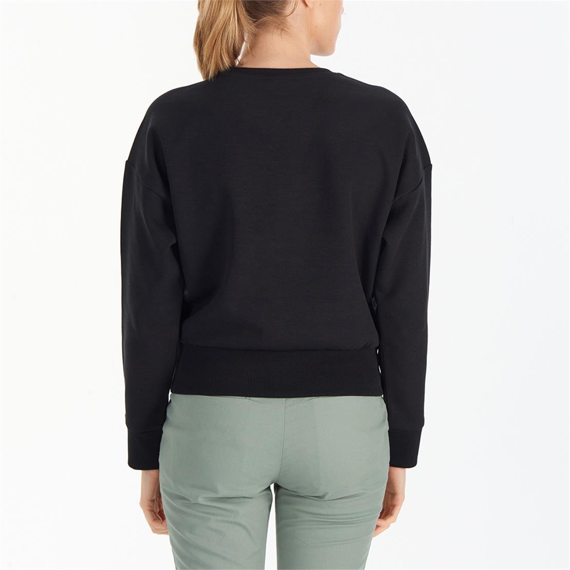 COLUMBIA CS0212 CSC W BAR SPLIT CROP SWEATSHIRT