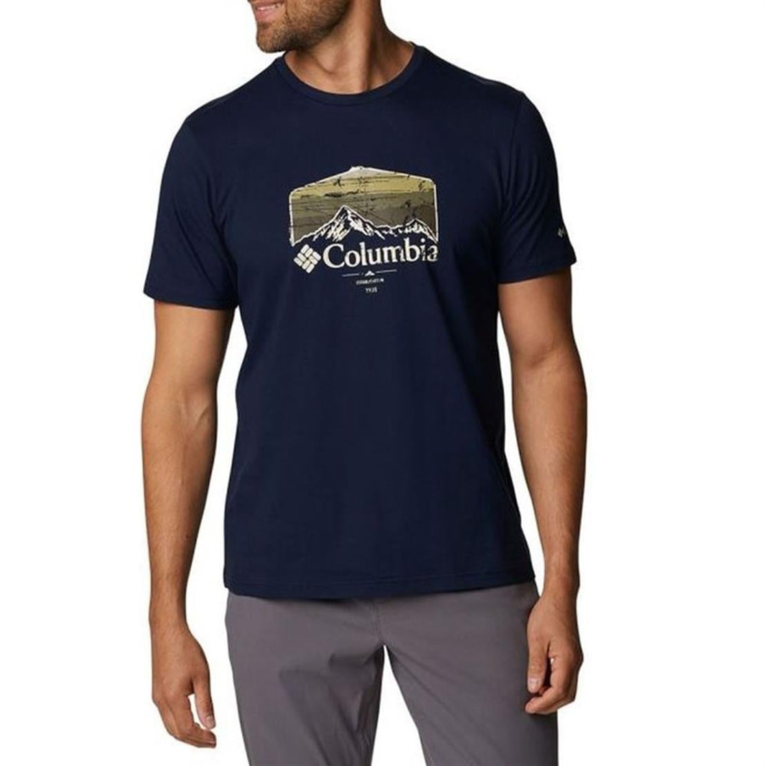 COLUMBIA CS0237 CSC M HIKERS HAVEN SS TEE