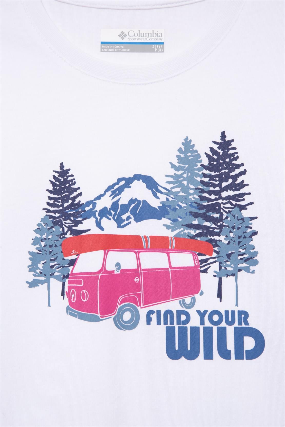 COLUMBIA CS0267 CSC Y VAN LIFE SS TEE