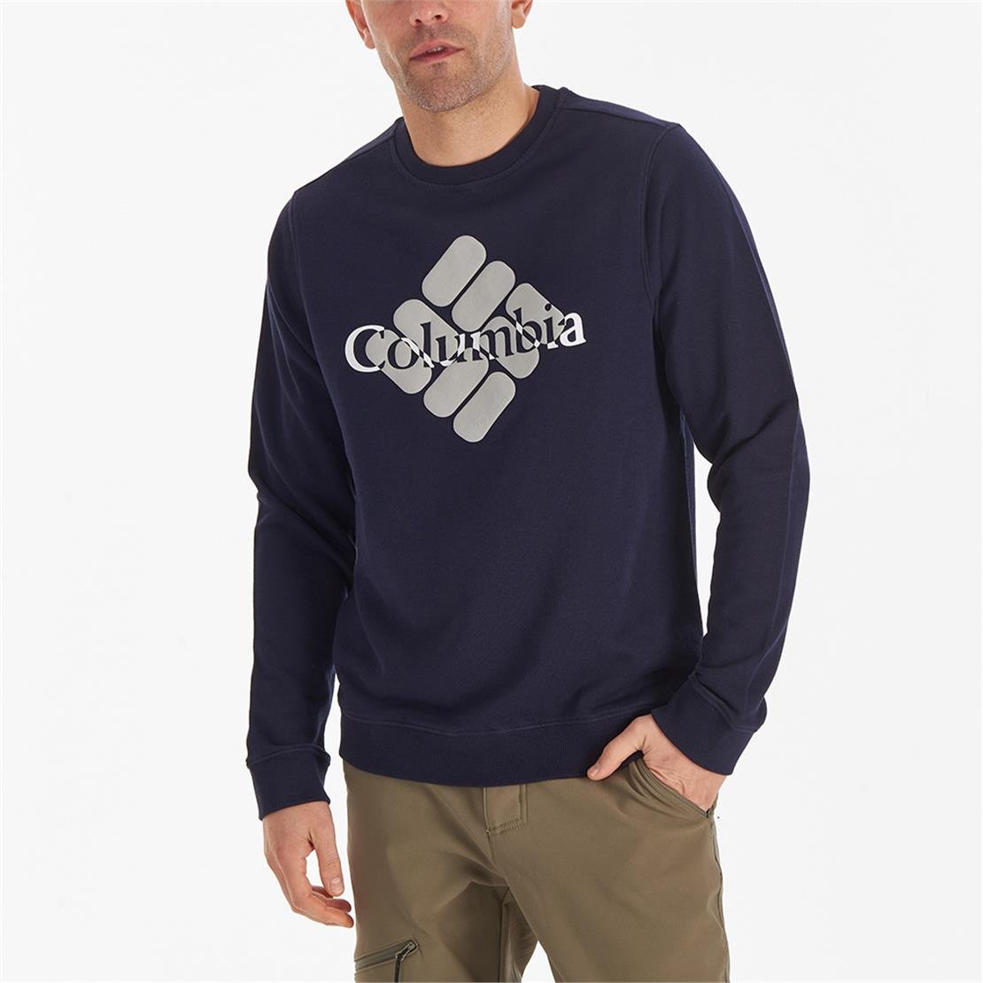 COLUMBIA CS0278 CSC M CENTERED GEM CREW SWEATSHIRT