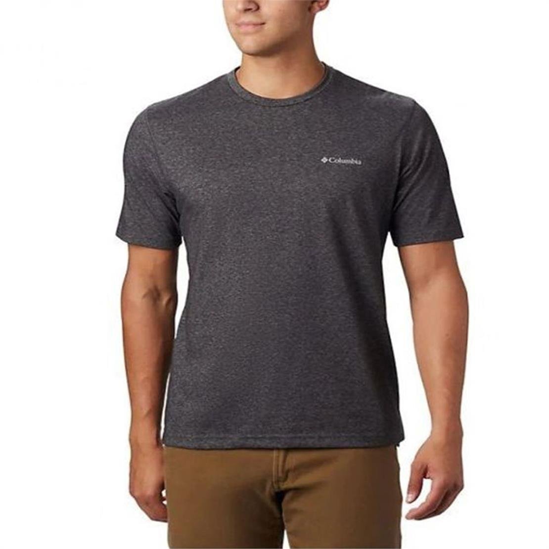 COLUMBIA CS0282 CSC M BASIC SM LOGO BRUSHED SS TEE